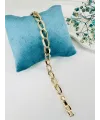    Zirkon Taşlı Pirinç Zirkon Bileklikler 17+2 Cm  - Kbl0226