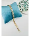 Zirkon Taşlı Pirinç Zirkon Bileklikler 17+2 Cm  - Kbl0241