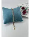    Zirkon Taşlı Pirinç Zirkon Bileklikler 17+2 Cm  - Kbl0262