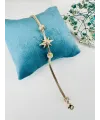    Zirkon Taşlı Pirinç Zirkon Bileklikler 17+3 Cm  - Kbl0248
