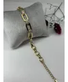    Zirkon Taşlı Pirinç Zirkon Bileklikler 17+3 Cm  - IEG0311