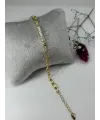    Zirkon Taşlı Pirinç Zirkon Bileklikler 17+3 Cm  - IEG0323