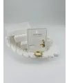 Zirkon Taşlı Pirinç Zirkon Küpe - Kp00309