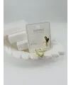 Zirkon Taşlı Pirinç Zirkon Küpe - Kp00310