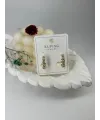 Zirkon Taşlı Pirinç Zirkon Küpe - Kp00313