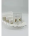 Zirkon Taşlı Pirinç Zirkon Küpe - Kp00339