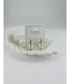 Zirkon Taşlı Pirinç Zirkon Küpe - Kp00350