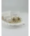 Zirkon Taşlı Pirinç Zirkon Küpe - Kp00361