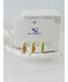 Zirkon Taşlı Pirinç Zirkon Küpe - Kp00418