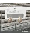 Zirkon Taşlı Su Damlası Küpe - Kp00161