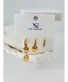 Zirkon Taşlı Üçlü Kombin Küpe - Kp00080