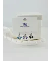 Zirkon Taşlı Üçlü Kombin Küpe - Kp00409