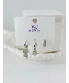 Zirkon Taşlı Üçlü Kombin Küpe - Kp00429