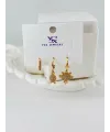 Zirkon Taşlı Üçlü Kombin Küpe - Kp00430