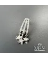 Zirkon Taşlı Yıldız Detaylı Küpe - Kp00173