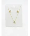   Zirkon Taşlı Zincir : Çelik Ürünler 40+5 Cm - Set0016