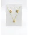   Zirkon Taşlı Zincir : Çelik Ürünler 40+5 Cm - Set0019