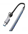 ZR288 7 Port Ads303/D Type-C Usb Metal Usb Hub