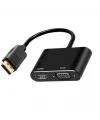 ZR723 Dp To Hdmı+Vga Çevirici