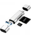 ZR825 Type-C Usb 3 İn 1 Card Reader