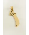Zülfikar Çelik Kolye Ucu 6 cm