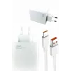 120w Şarj Aleti Hızlı Çift Turbo Şarj Aleti Seti Beyaz