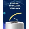 12’li Akrobat Bits Vidalama Seti Esnek Uç Çok Yönlü Kullanım