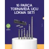16 Parça Bits Ve Adaptör Seti Vidalama Tamir Bakım Seti