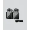 2’li Kablosuz Yaka Mikrofonu Type-c Ve Lightning Uyumlu Profesyonel Set