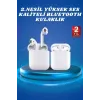 2.nesil Yeni Model Tws Bluetooth Kulaklık Dokunmatik Kontrol Yüksek Ses Kaliteli