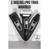 3 Başlıklı Profesyonel Tıraş Makinesi