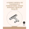 360° Dönüşlü Su Akışı Başlığı | 4ü 1 Arada Kullanım