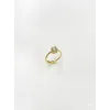 4 Tırnaklı Baget Taşlı Yüzük - Yz0206