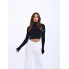 42231 TRİKO BALIKÇI KAZAK-SİYAH