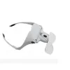 5 Lens 1.0x3.5x, 2led Işıklı  Ile Ayarlanabilir Gözlük Büyüteç9892b2