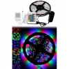5 Metre Rgb Şerit Led Seti-iç Ve Dış Mekan Silikonlu-tak Çalıştır