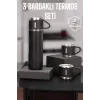 500 Ml Kapasiteli Taşınabilir Basınçlı Termos Seti Günlük Kullanım İçin İdeal