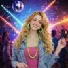 ieg™ Neon Yeşil Boncuk Kolye 80 cm – Retro 80’ler 90’lar Parti Aksesuarı