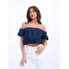 7341 CROP-MAVİ