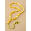 8*1,3 mm Orjinal Sıkma Mısır Kesim Kehribar Tesbih