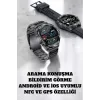 Akıllı Saat Arama Cevaplayan Titreşim Özelliğiyle Bildirim Görebilen