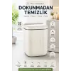 Akıllı Sensörlü 20 Litre Çöp Kovası Sessiz Kapaklı Modern Hijyenik Ev Tipi Çöp Kutusu