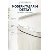 Akıllı Sensörlü 20 Litre Çöp Kovası Sessiz Kapaklı Modern Hijyenik Ev Tipi Çöp Kutusu