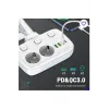 Akım Korumalı 2’li Ayrı Anahtarlı Priz, 2x Priz, 3x Usb, 1x Type-c, 2 Mt Kablo, Hızlı Şarj