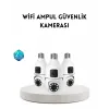 Ampul Tipi Wifi Kamera 2mp Lensli Full Hd Görüntü Ve Akıllı Hareket Algılama