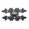 Antika Tarz Dekoratif Pirinç Yıldız Menteşe - 84x44 Mm, Oksit