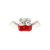 Apple Airpods 3 (3.nesil) Basmalı Kılıf - Kırmızı-beyaz