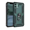 Apple İphone 11 Kılıf Sofya Yüzüklü Silikon Kapak - Yeşil