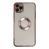 Apple İphone 11 Pro Kılıf Slot Silikon - Rose Gold