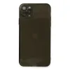 Apple İphone 11 Pro Max Kılıf Fly Lens Silikon - Siyah